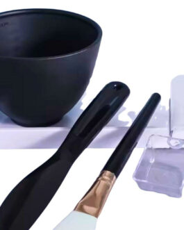 Set de Preparacion Mascara Facial negro
