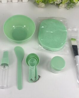 Set de Preparacion Mascara Facial Verde agua