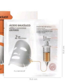 Pack 10 Mascaras Faciales de ácido salicílico