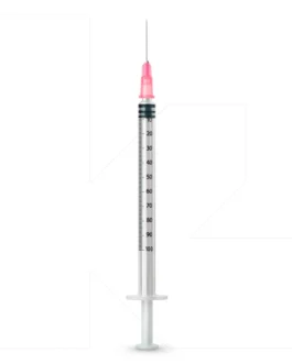 jeringa 1 ml caja de 100 unidades con aguja 29g tuberculina