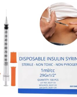 Jeringa tuberculina 1 ml caja de 100 unidades con aguja 29g