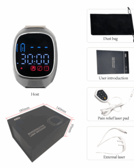 Reloj láser de 4 colores: purifica la sangre, mejora la circulación y controla la diabetes.
