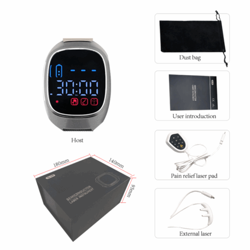 Reloj láser de 4 colores: purifica la sangre, mejora la circulación y controla la diabetes. - Imagen 2